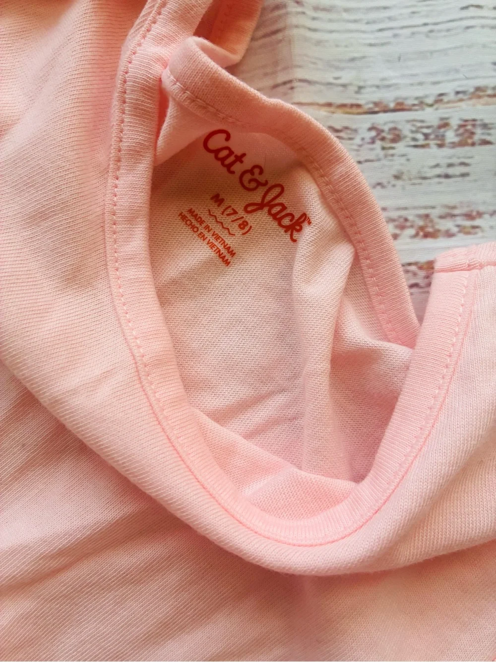 Cat & Jack Ballet Girls Pink Glitter Tulle Dress - Short Sleeve Size Medium 7/8